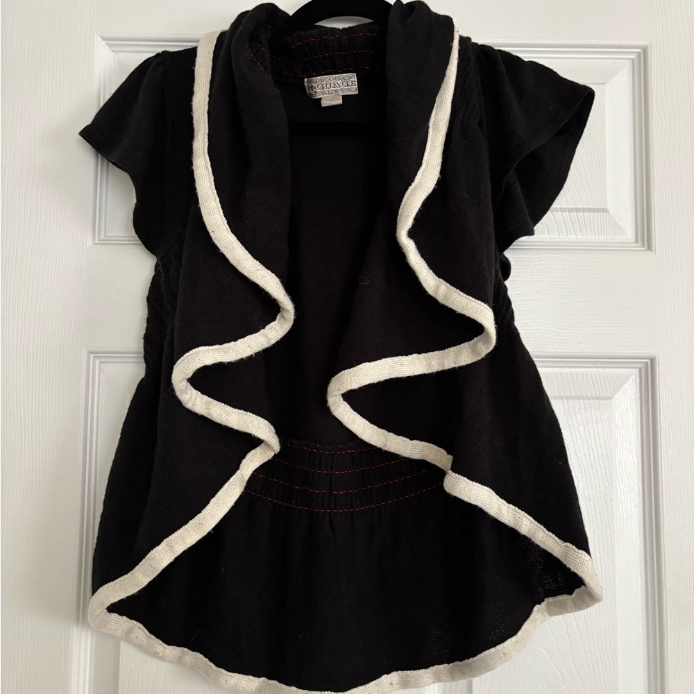 Language Black Bolero Jacket
